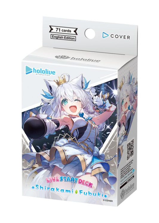 Hololive OCG: Live Start Deck - Shirakami Fubuki [SD14E]